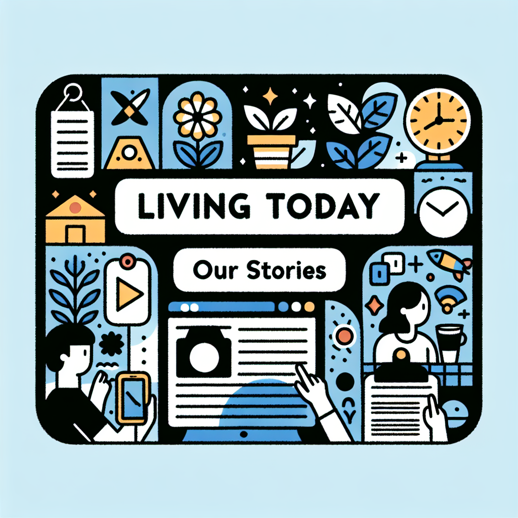 오늘의 뉴스: 오늘을 살아가는 우리의 이야기 - DALL-E 이미지 2